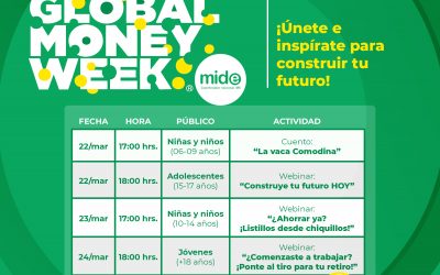 Consar reitera invitación a participar en Global Money Week 2022