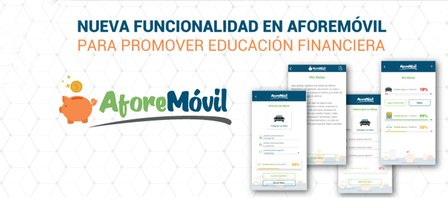 Nueva funcionalidad en AforeMóvil promueve educación financiera
